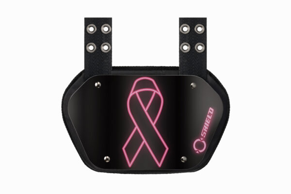 O Shield Pink Ribbon Back Plate